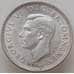 Монета Великобритания 1 шиллинг 1945 КМ853 aUNC арт. 12983