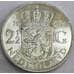 Монета Нидерланды 2 1/2 гульдена 1960 КМ185 UNC штемпельный блеск арт. 40277