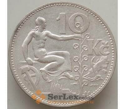 Монета Чехословакия 10 крон 1930 КМ15 VF Серебро арт. 13101
