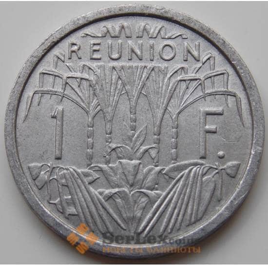 Реюньон 1 франк 1964 КМ6.1 XF арт. 7161