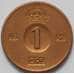 Монета Швеция 1 эре 1956 КМ820 UNC (J05.19) арт. 15594