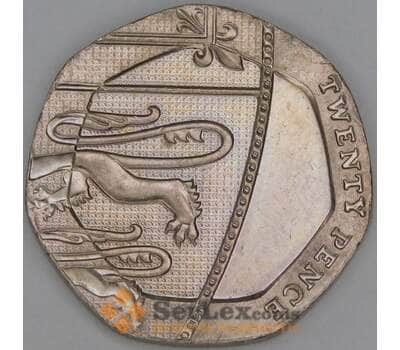 Великобритания 20 пенсов 2011 КМ1111 XF арт. 53778