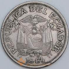 Эквадор 1 сукре 1964 КМ78b VF арт. 57473 Эквадор 1 сукре 1964 КМ78b VF арт. 57473