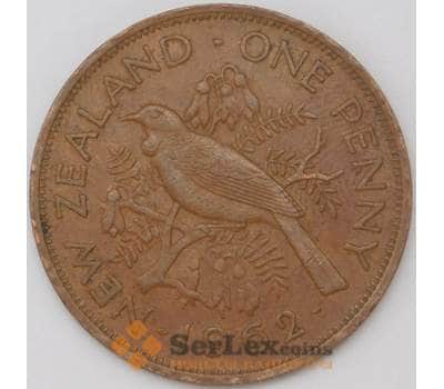 Монета Новая Зеландия 1 пенни 1962 КМ24.2 XF арт. 22775
