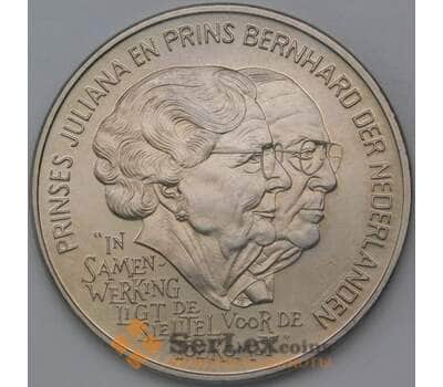 Монета Нидерланды 10 экю 1994 Х74 85 лет со дня рождения Королевы-матери арт. 26247