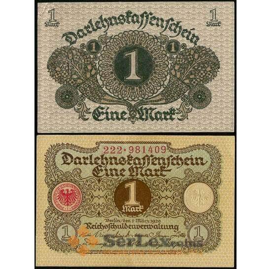 Германия 1 марка 1920 Р58 AU-aUNC арт. 31468 Германия 1 марка 1920 Р58 AU-aUNC арт. 31468