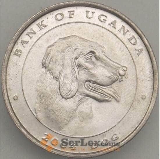 Уганда 100 шиллингов 2004 КМ139 UNC Год Собаки (J05.19) арт. 18072