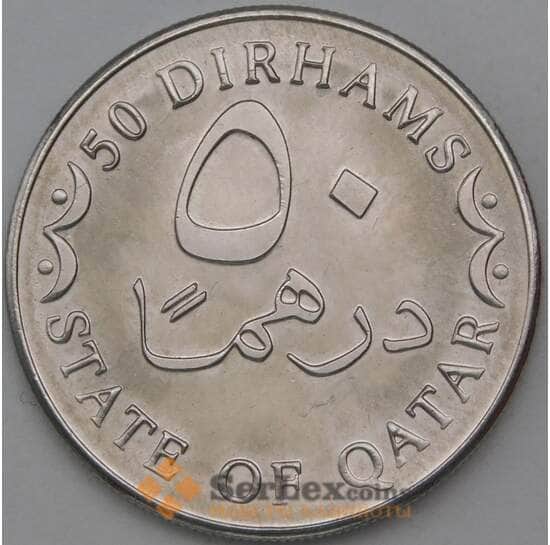 Катар 50 дирхам 2012 КМ15а UNC арт. 29085