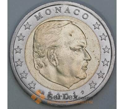 Монако 2 евро 2001 КМ174 aUNC арт. 56078